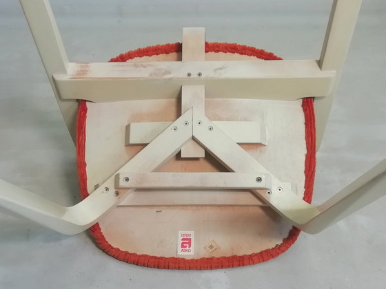 Image 1 of Orig. Asko Ilmari Tapiovaara Aslak Sedia 1946 FIN anni &#39;70 Sedia Arancione Artek