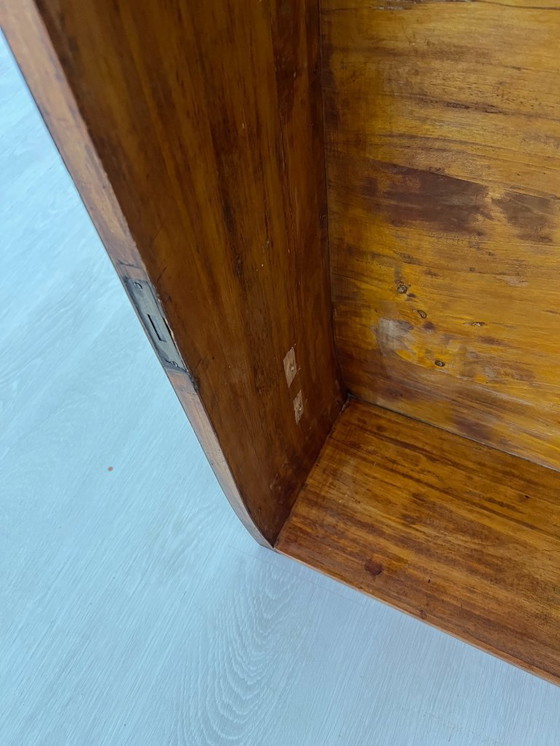 Image 1 of Cassettone - Noce - Comò con specchiera