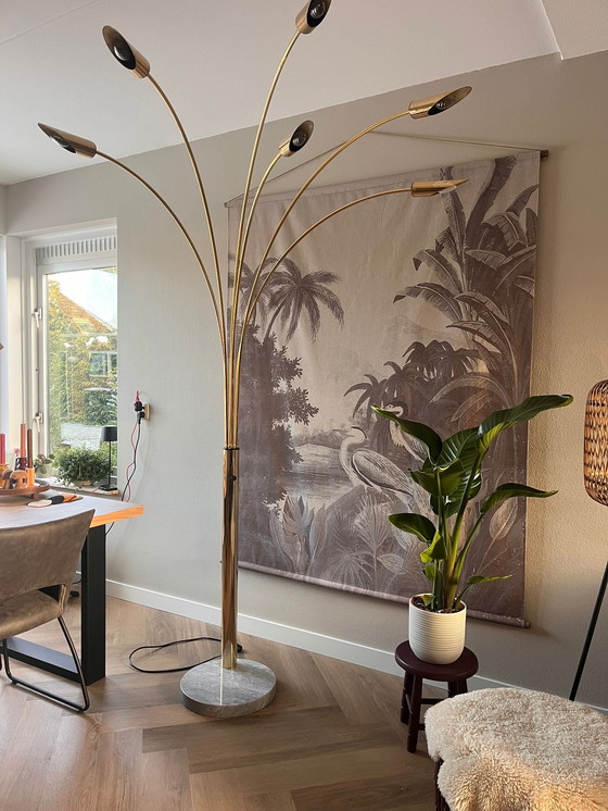 Image 1 of Lampe à arc de conception italienne 1950-1970 (vintage)