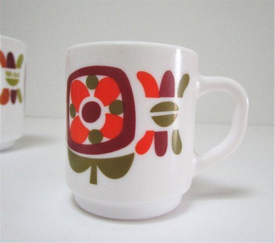 Image 1 of 1970s floral mugs and cups