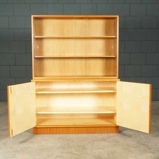 Credenza alta vintage – Vetrina – Anni '60 – vitrinekasten, Glass, Wood (photo 2 of 17)