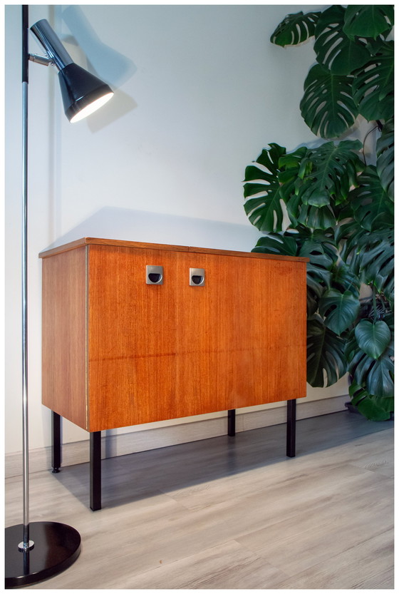 Image 1 of 60s modernist sideboard/desk, teak