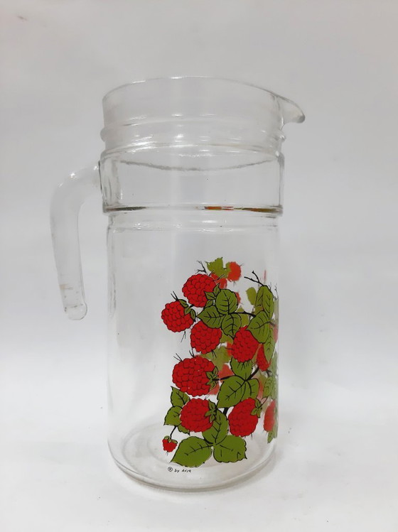 Image 1 of Vintage glass ewer, pitcher