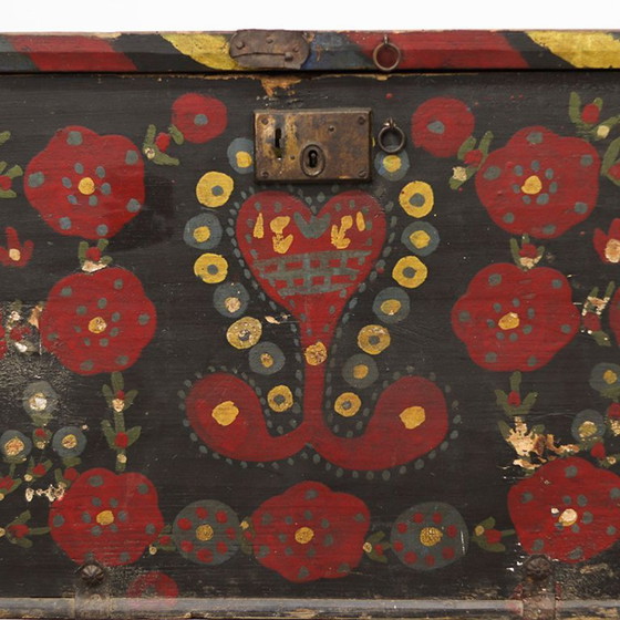 Image 1 of Painted bridal chest
