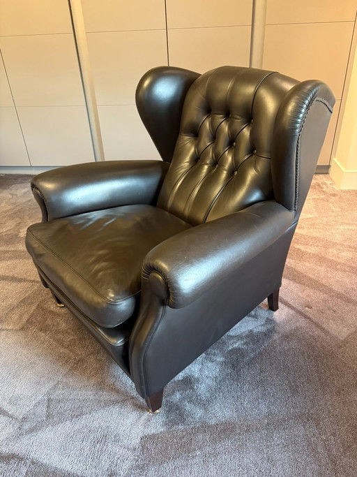 Poltrona Frau 1919 - Iconisch Ontwerp - Ultiem Vakmanschap – fauteuils, Wood, Leather