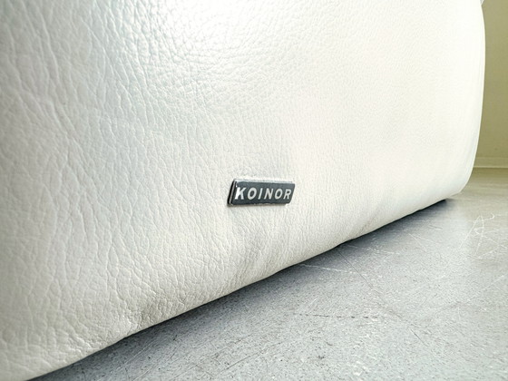 Image 1 of Koinor Sofa Elena Couch Two-Seater Leather White Design