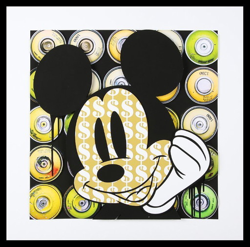 Allen, Ben - Paint Cans Mickey - Deluxe - Giclée - handsigned - e.a.