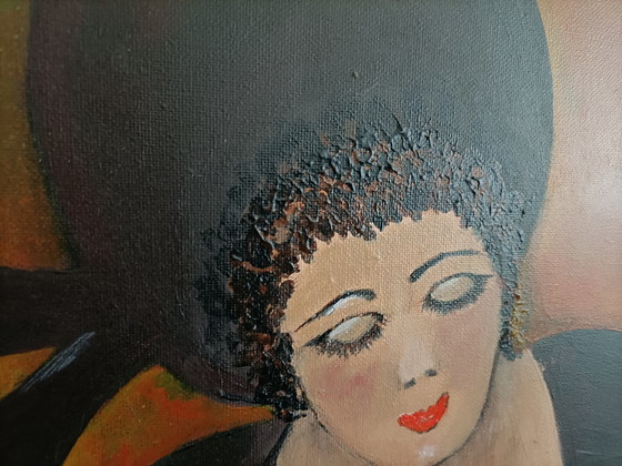 Image 1 of arte expresionista moderno ingenuo.firmado Tuke
