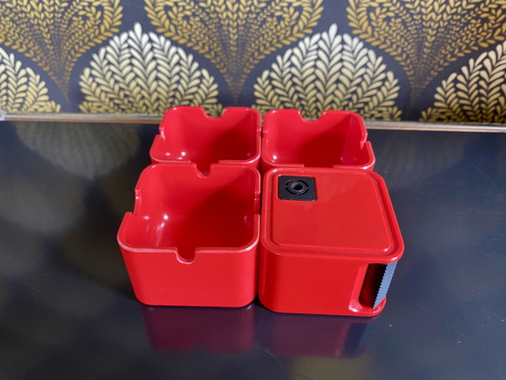 Image 1 of Consul Quadro set da fumo accendino posacenere vintage anni '70 space age