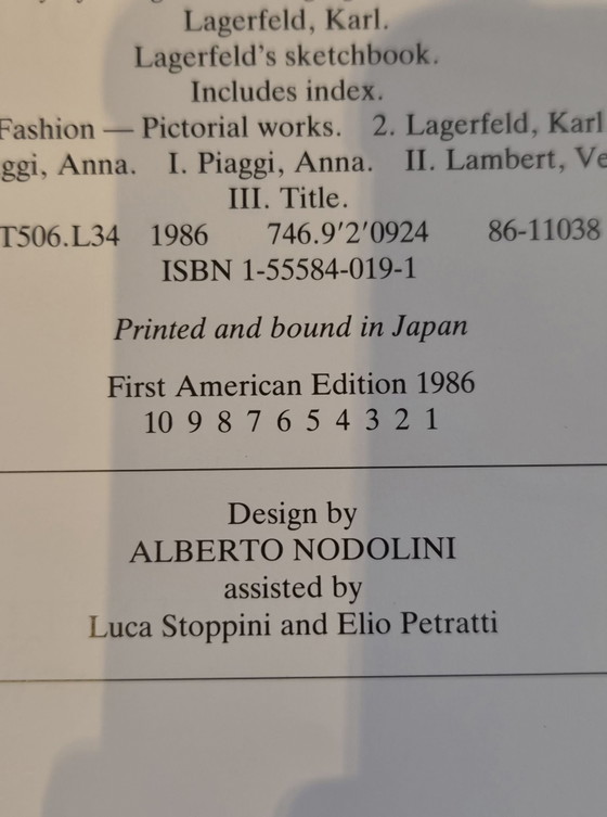 Sketchbook di Karl Lagerfeld (1986) Prima edizione – Libri d'arte, Carta (photo 9 of 15)