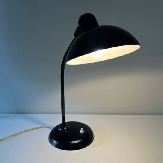 Image 1 of Tisch- oder Schreibtischleuchte aus schwarzem Metall von Kaiser Idell 6556