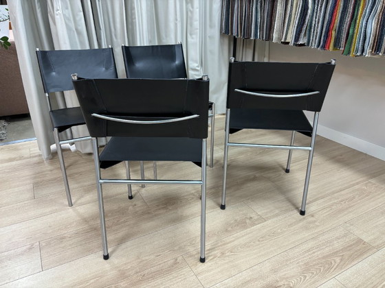 Image 1 of Spectrum SE06 | Refurbished | Black saddle leather | Set of 4