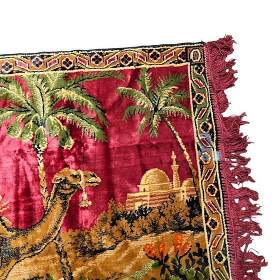 Image 1 of Vintage Italian woven wall tapestry, 1960s/70s