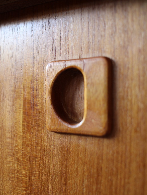 Image 1 of Vintage Deens platenspelerkast in teak