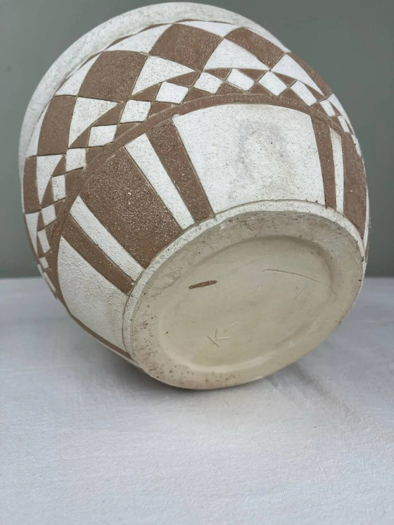 Cache pot graphique vintage (photo 6 of 8)