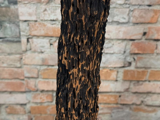Balinees Organisch Houten Sculptuur – Beeldhouwkunst, Metal, Wood (photo 4 of 6)
