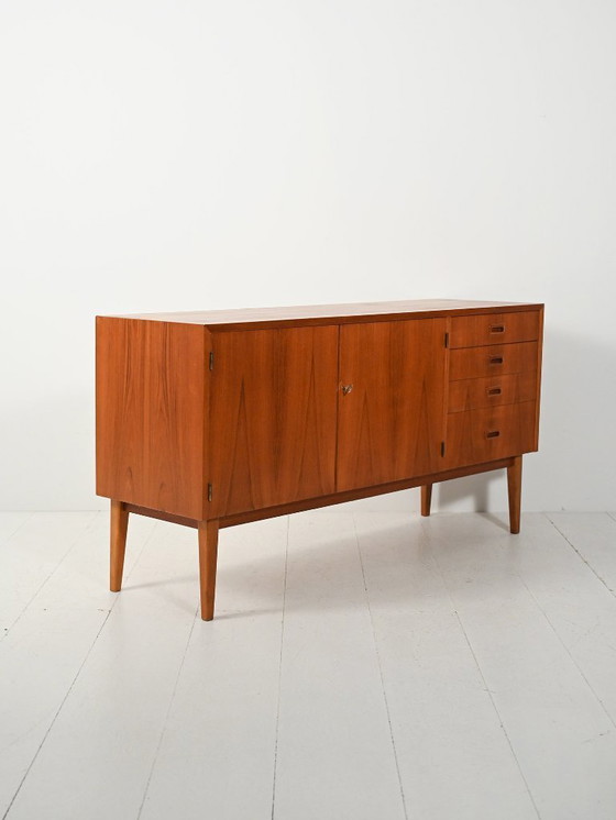 Image 1 of Early-1960s Scandinavian teak sideboard with drawers