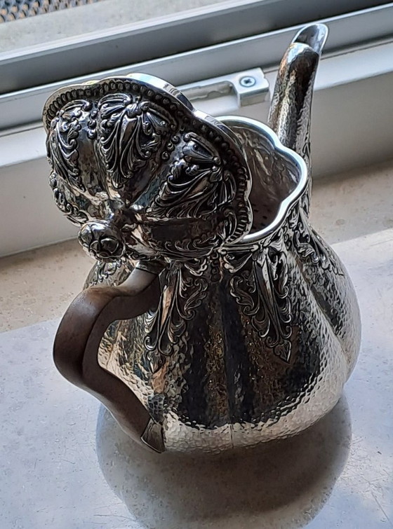 Image 1 of Cafetera/moca antigua Djokja de plata (sello 900).🫖