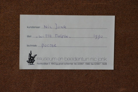 Image 1 of White Tulip - By Nic Jonk