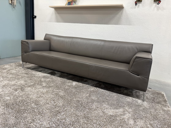 Image 1 of Canapé 4 places Design on Stock Bloq en cuir taupe 257
