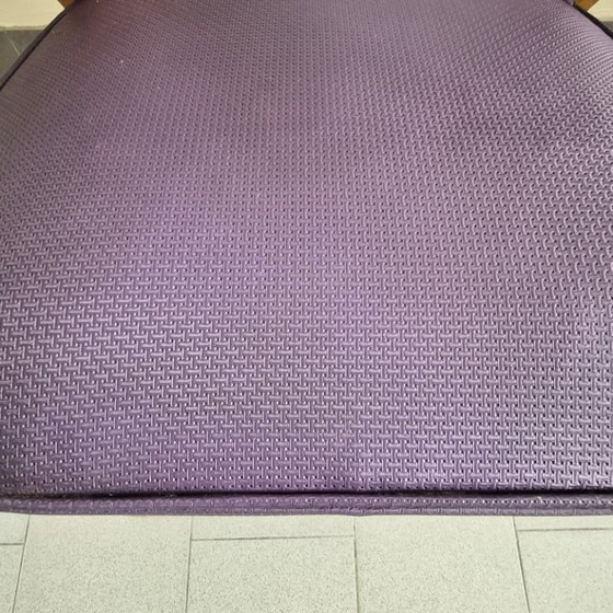 Image 1 of PAIRE DE FAUTEUILS BRIDGE VINTAGE 1950 EN HETRE PIEDS COMPAS 50S ROCKABILLY