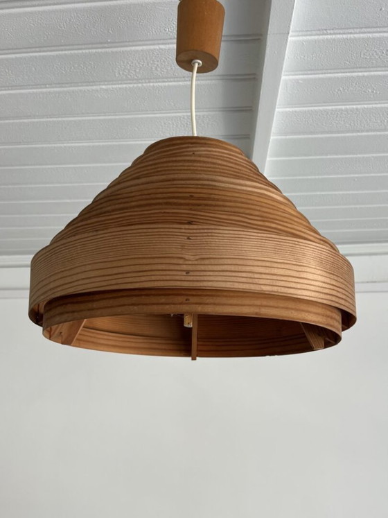 Pine Hanging Lamp, Hans-Agne Jakobssen – Pendant lamps, Wood (photo 6 of 13)