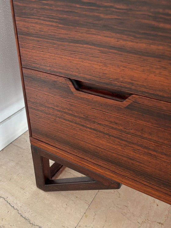 Dark wood Chest of drawers by Svend Langkilde, Denmark, 1960s, set of 2, Scandinavian (photo 16 of 23)