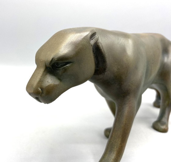 Pantera Art Déco – Sculture, Metal (photo 8 of 12)