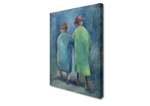 Jopie Huisman    De Achterklap   (op canvas)