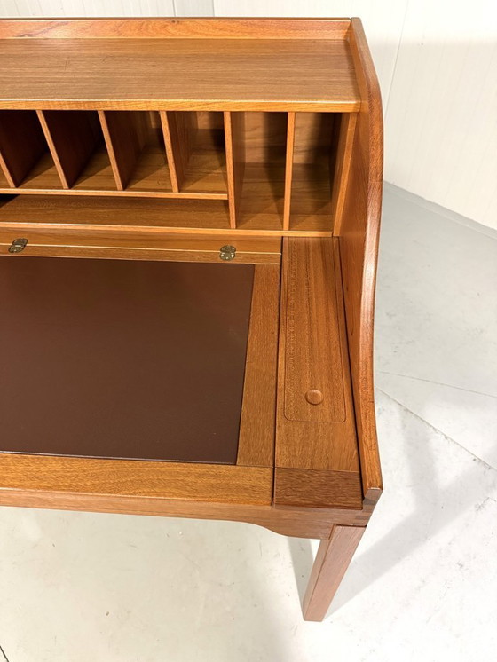 Image 1 of Escritorio de teca de Andreas Hansen para Hadsten Træindustri, Dinamarca 1980