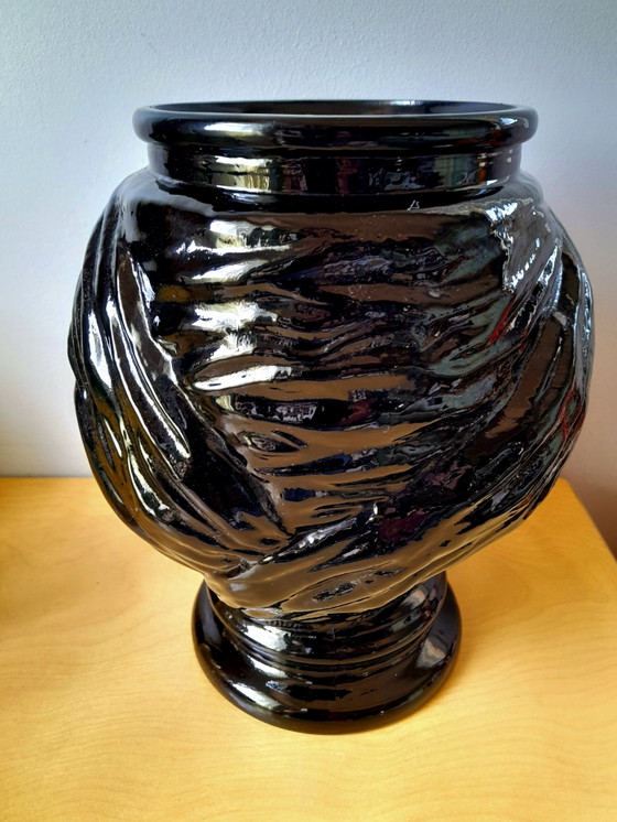 Image 1 of Moor's head vase or cachepot in glass, 1970