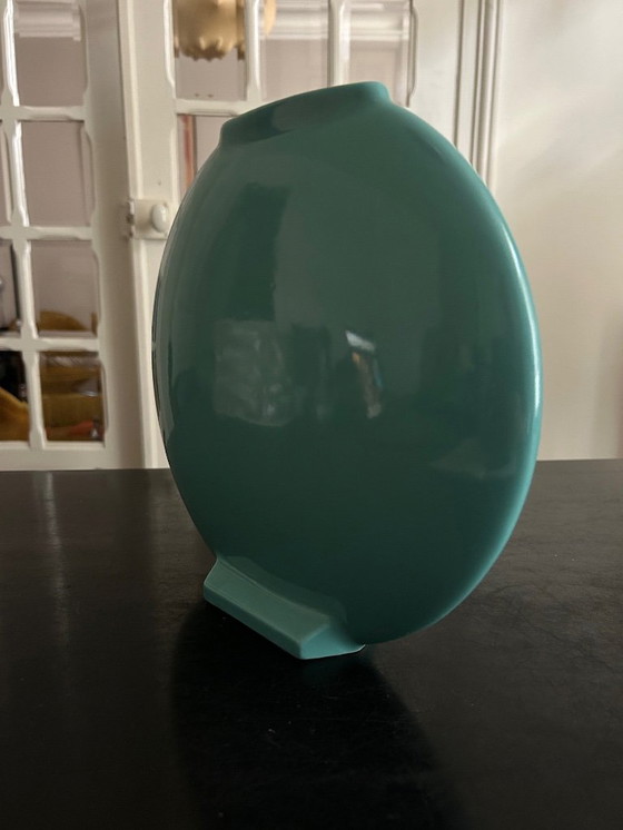 Image 1 of grüne Vase 80er Jahre