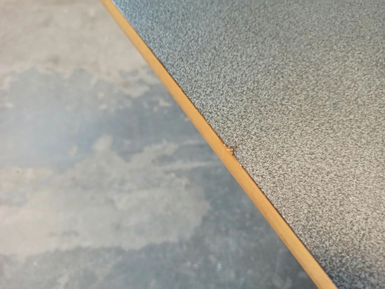 Table de salle à manger extensible postmoderne Hennie de Jong, Tables de salle à manger, Bois, Métal, Noir (photo 14 sur 15)
