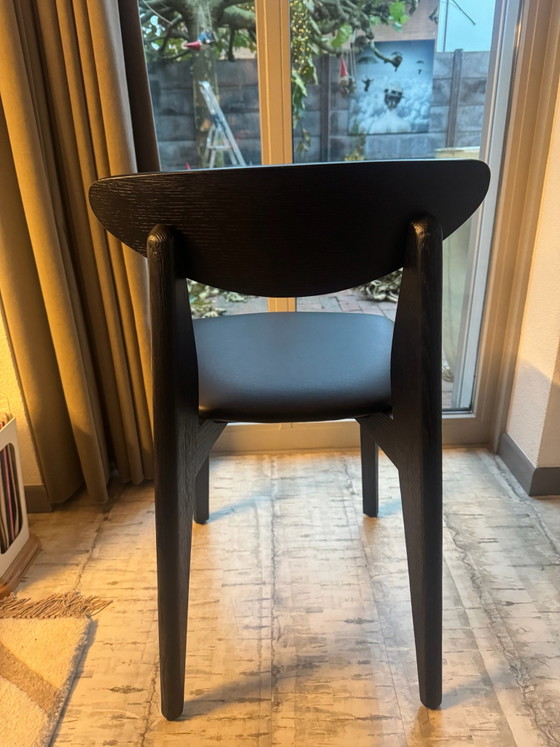 Van Rossum dinning chair, Esszimmerstühle, Holz, Schwarz (Foto 3 von 8)