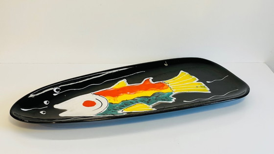 Image 1 of PIATTO XL Fabbrica di terracotta Niderviller Francia VINTAGE