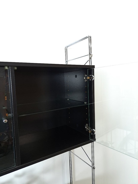 Image 1 of Armoire modulaire Denka de design danois, supports et étagères chromés