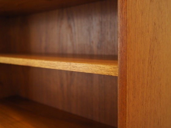Image 1 of Teakhouten boekenkast, Deens design, jaren 70, gemaakt in Denemarken.