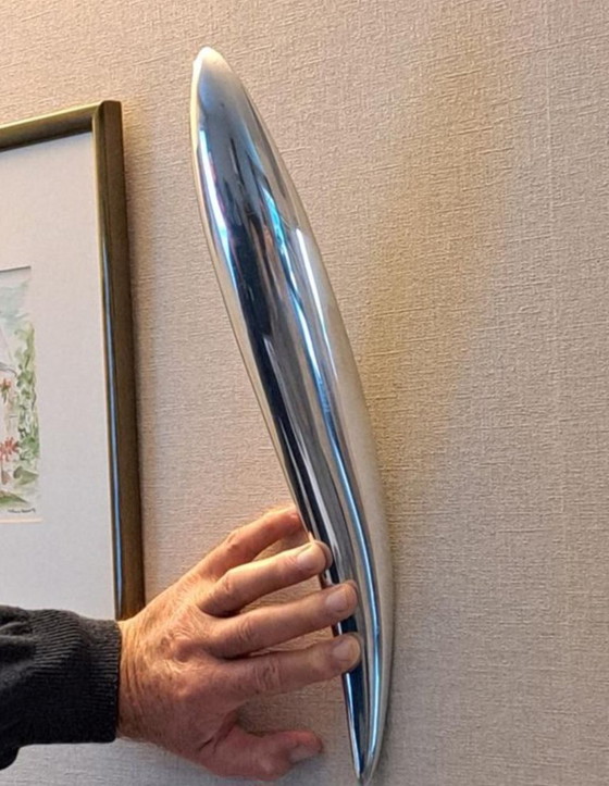 Image 1 of Appliques design italien aluminium chromé