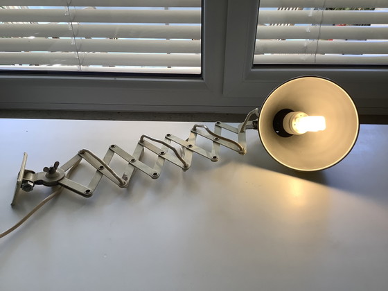 Vintage industrial scissor lamp | wall lamp | 60s/70s | loft | industrial | E27 – Wall lights, Metal (photo 4 of 5)