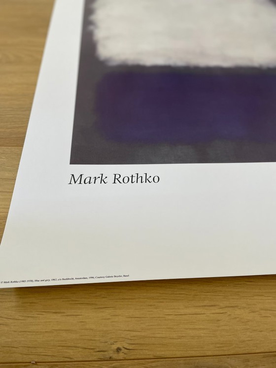 Image 1 of Mark Rothko (1903-1970), Blue and Grey, 1962, C/O Beeldrecht, Amsterdam, 1996, Courtesy Galerie Beyeler, Basel, Printed in Holla
