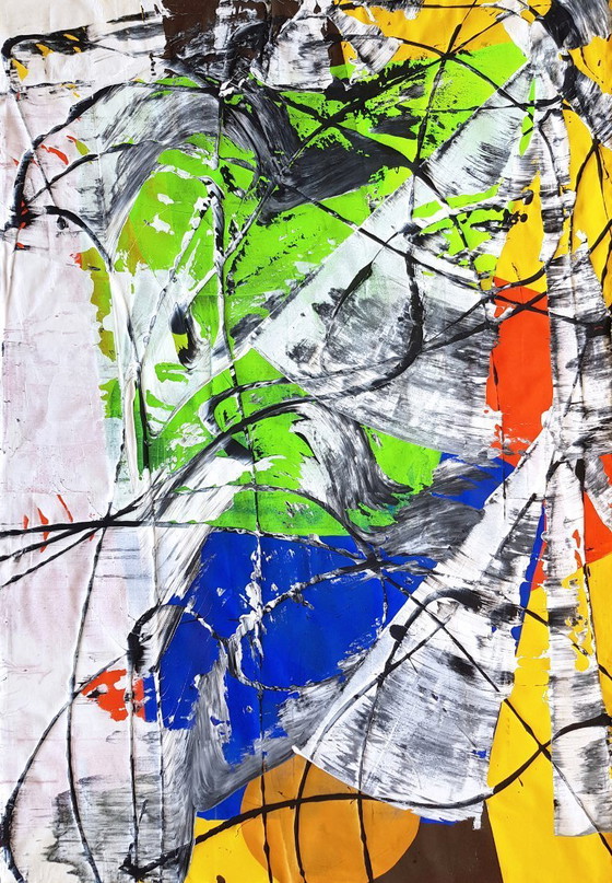 Image 1 of Jürgen Angeler - Green Gemstone - 200 x 140 cm