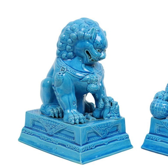 Image 1 of Groot Koppel Tempelleeuwen Foo Dogs
