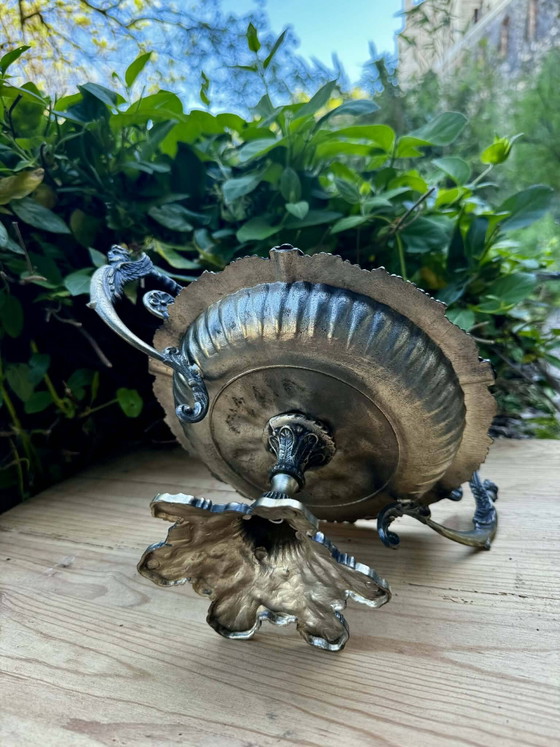 Silver centrepiece from the Art Nouveau period. – Crockery, Metal (photo 4 of 15)