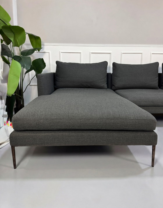 Image 1 of COR Pilotis Designer Sofa Grau Stoff