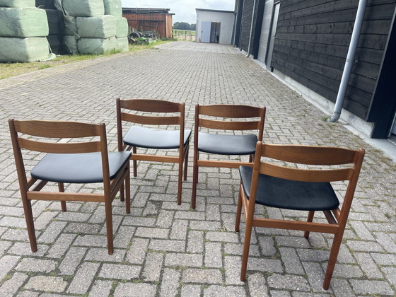 Image 1 of Set of four dining chairs — Boltinge Stolefabrik, Denmark, ca. 1960s