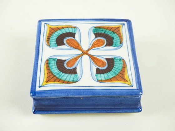 Image 1 of Toscari ceramic box, Italian design, 1970s, production: Italy