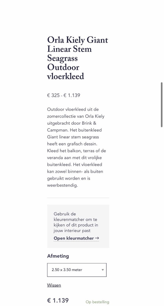 Image 1 of Tappeto Brink and Campman Orla Kiely Giant Stem