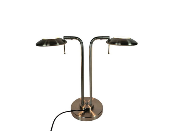 Image 1 of Boxford Holland - Jan des Bouvrie - lampe de table - laiton - métal - signée - années 1980