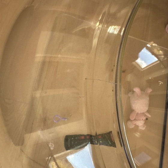 Image 1 of 2 lámparas de Limburg Glashütte * Enorme lámpara de techo de diseño * Lámpara de globo de la era espacial - Bauhaus - rareza