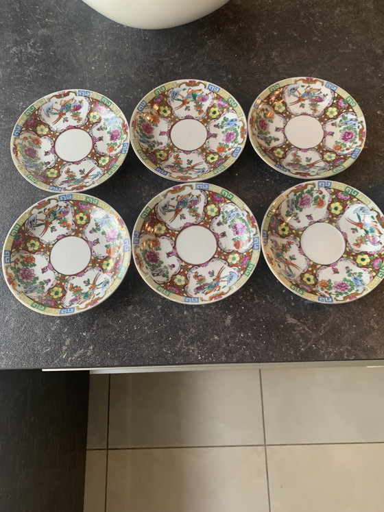 Image 1 of Teapot with 6 plates